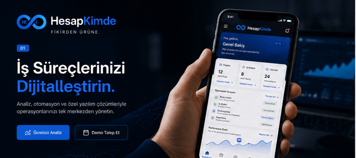 HesapKimde iş süreçlerinizi dijitalleştirin ürün sunumu